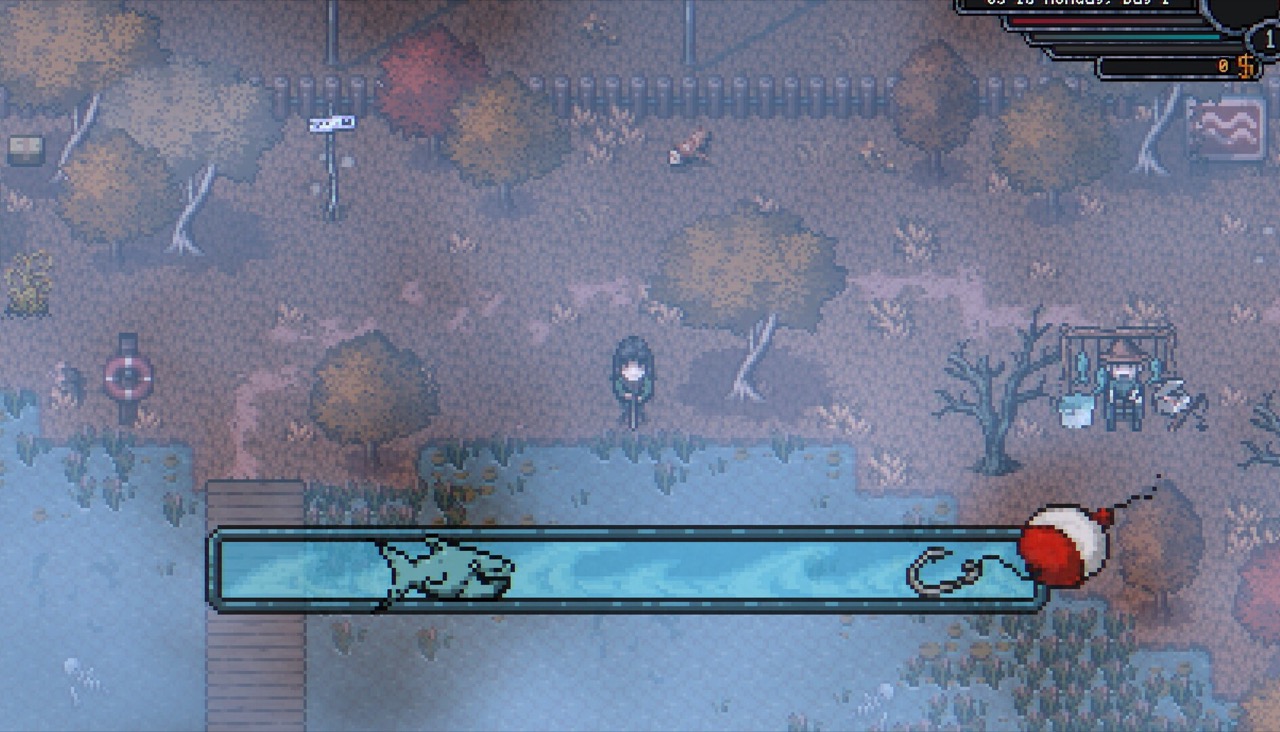 Official Welcome to Elderfield screenshot of a locked dungeon area reached with keys